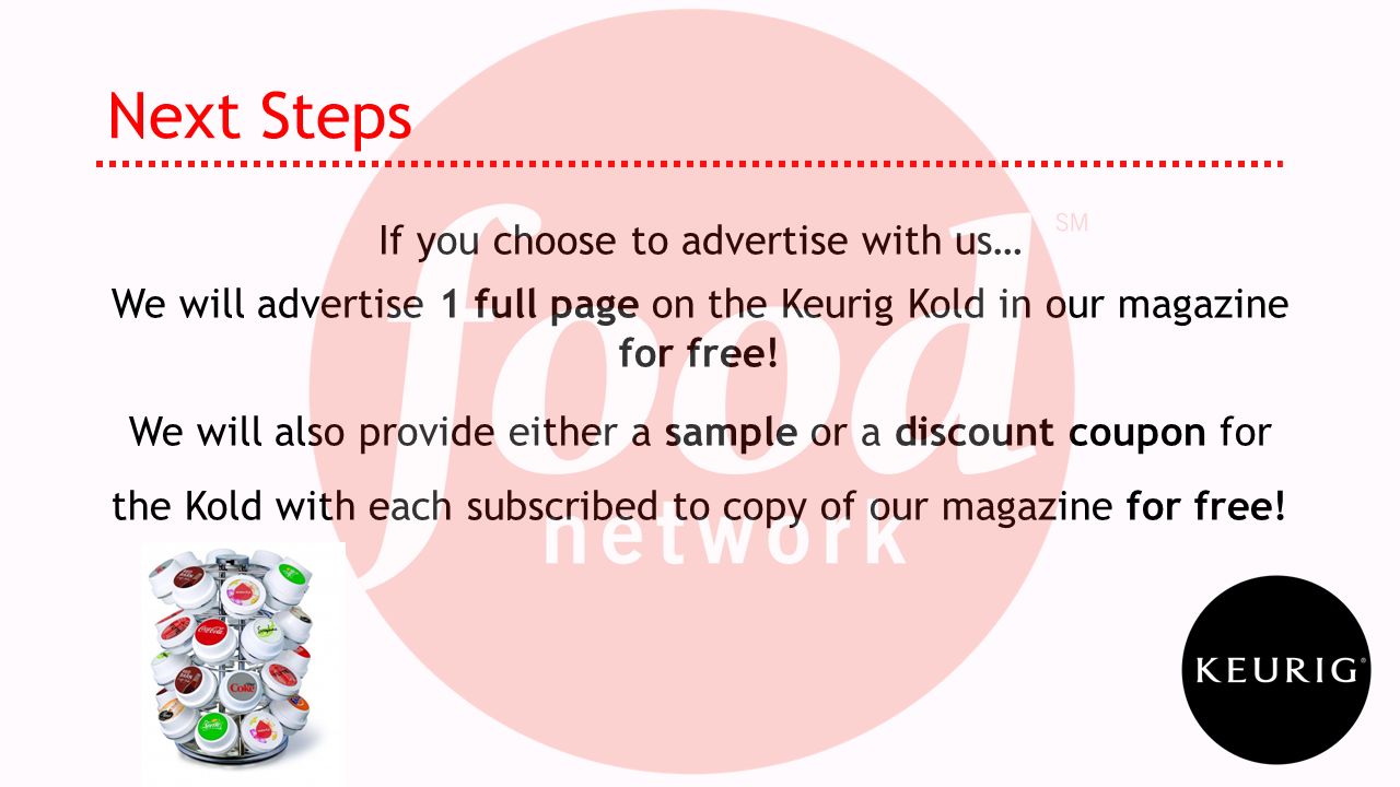 Agenda o Why Food Network o Existing Advertising Opportunities o Why We’re the Perfect Match o What We Can Do For You. -  ppt... 