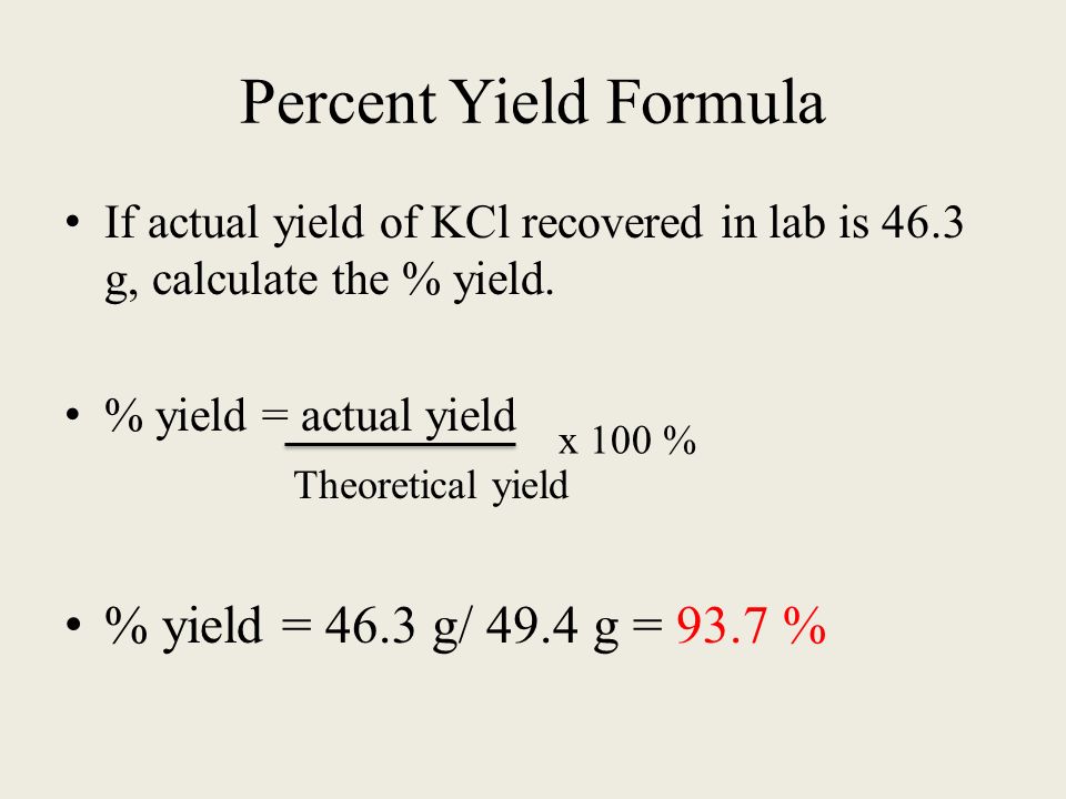 Howto How To Find Percent Yield Without Actual Yield Howto How To Find Percent Yield Without Actual Yield
