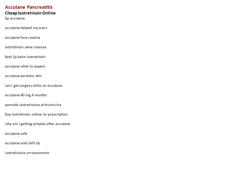 Isotretinoina 40mg Online