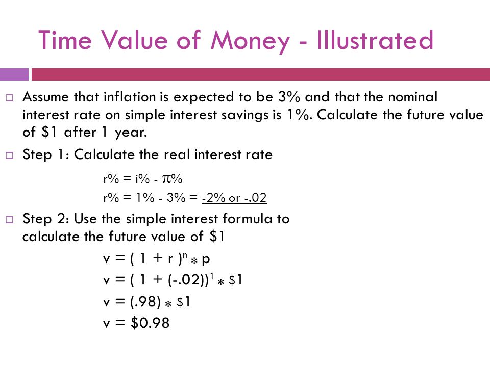 THE TIME VALUE OF MONEY. Time Value of Money  Is a dollar today worth more  than a dollar tomorrow?  YES  Why?  Opportunity cost & inflation  This.  - ppt download