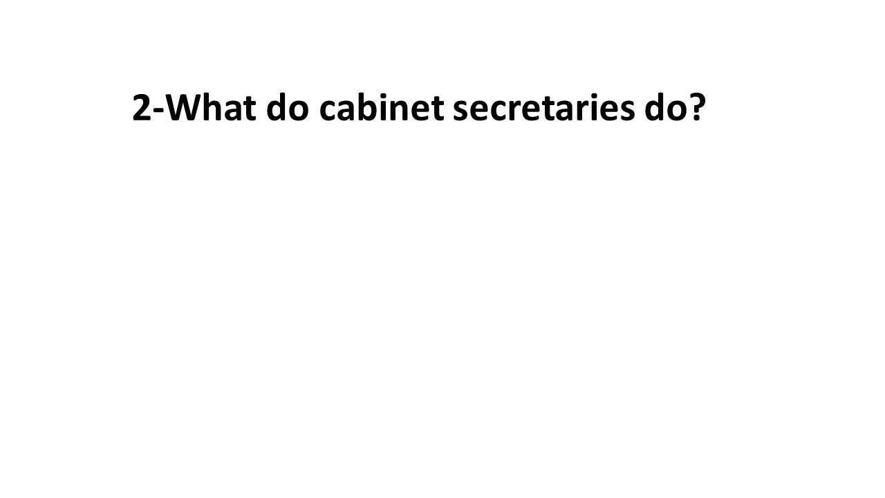 The President S Cabinet 1 There Are Cabinet Level Departments