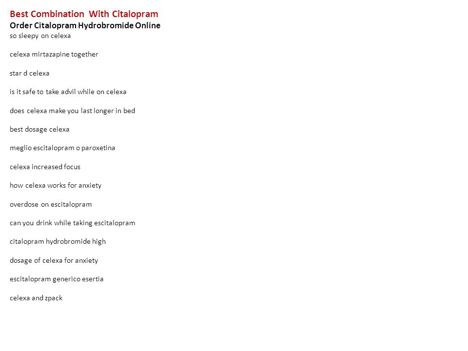 Mirtazapine combination and lexapro