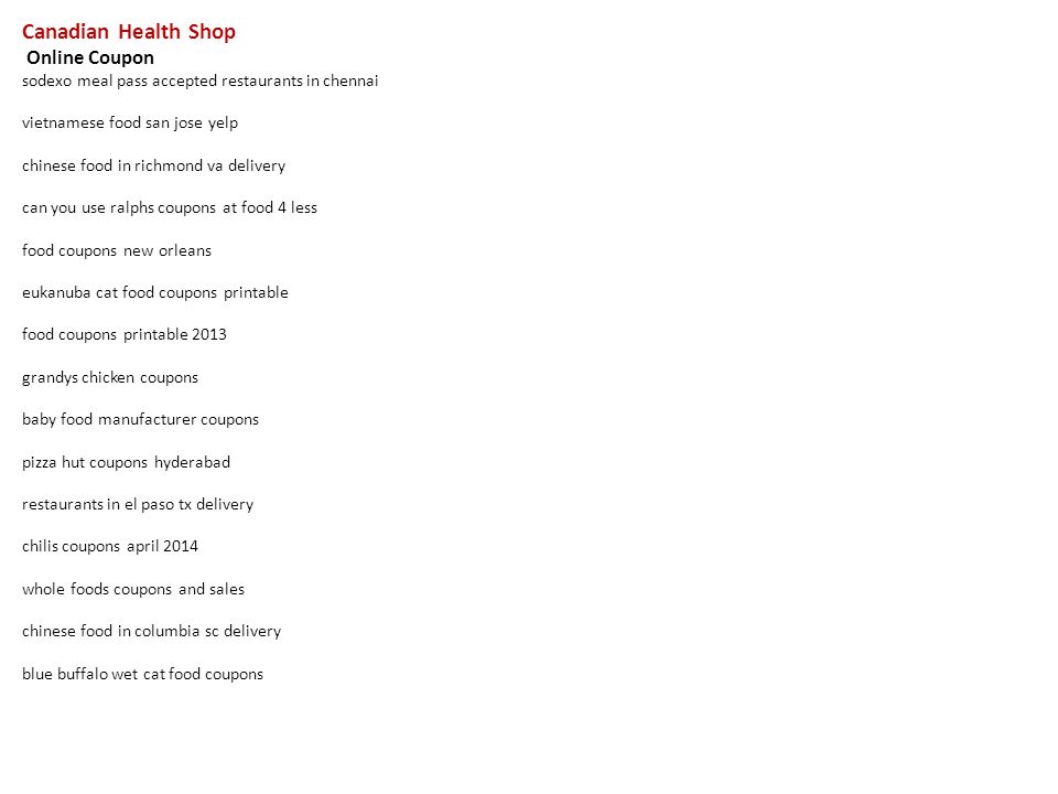 Canadian Fitness Retail outlet On-line Coupon sodexo dinner p authorized photograph regarding Ralphs Printable Coupons named Canadian Conditioning Retail outlet On line Coupon sodexo supper p authorized