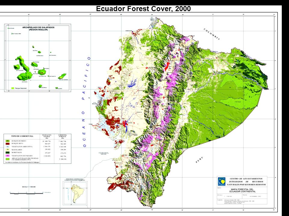 Ecuador Forest Cover, 2000