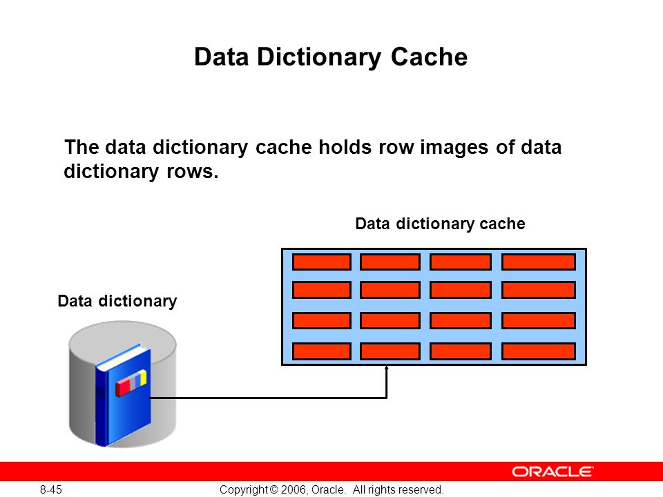 Reserved data. Data Dictionary. Cache БД. Data Dictionary пример. Словарь данных.