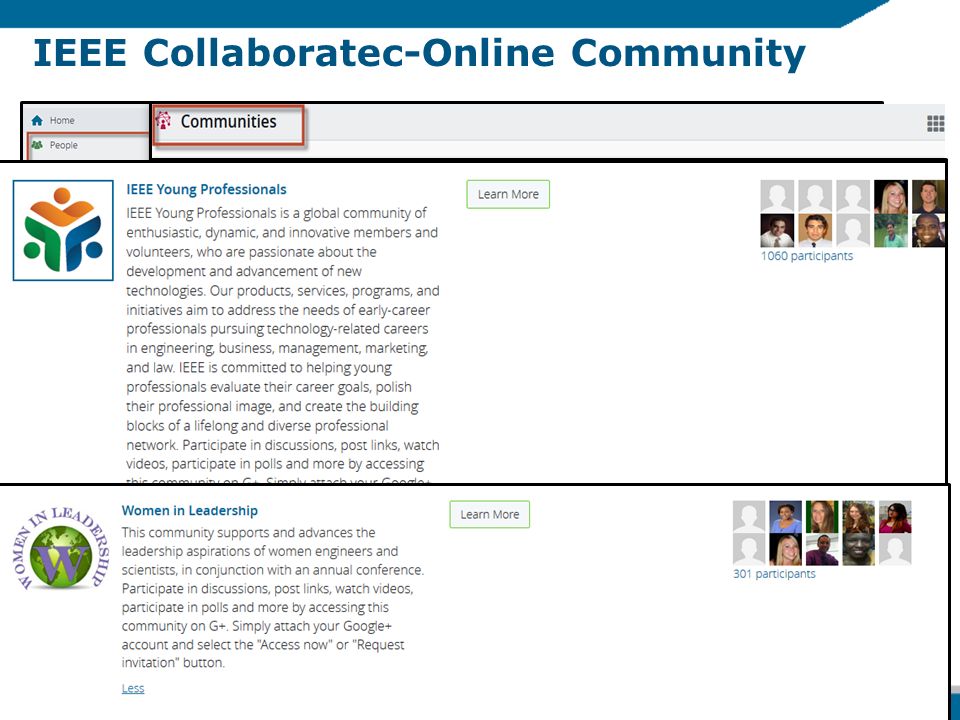 IEEE Collaboratec-Online Community