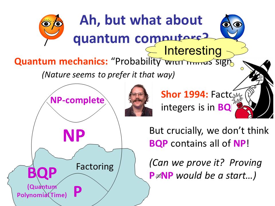 Ah, but what about quantum computers.