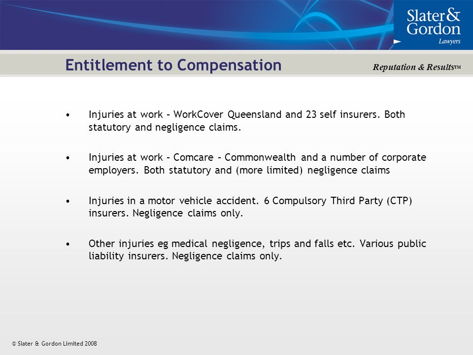Comcare compensation payouts