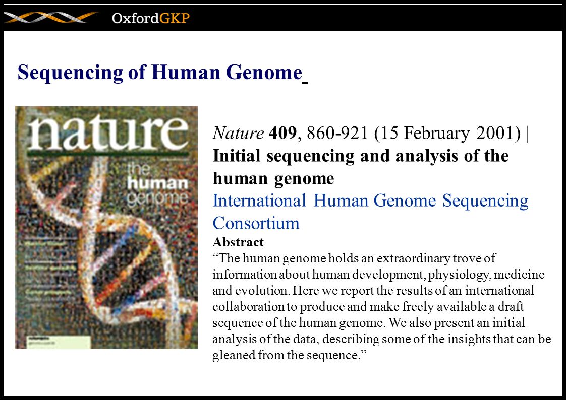 Human Genetics and Health Human Genetics and Health