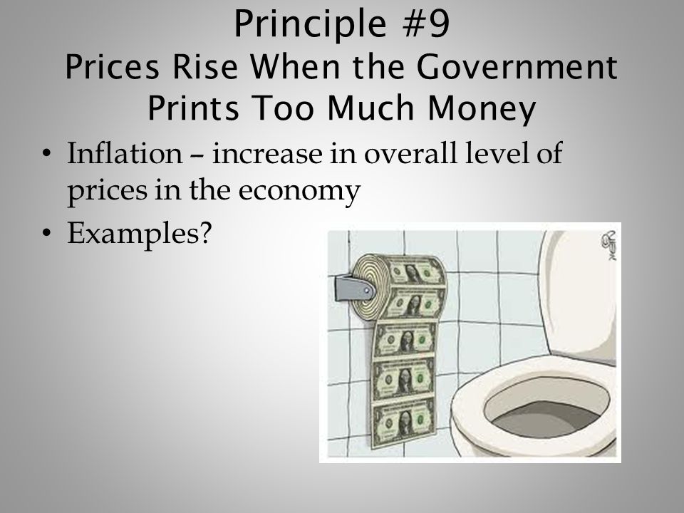 specifikation cykel brydning Chapter 1: Ten Principles of Economics. Brainstorm What are 5 things that  you would like more of? - ppt download