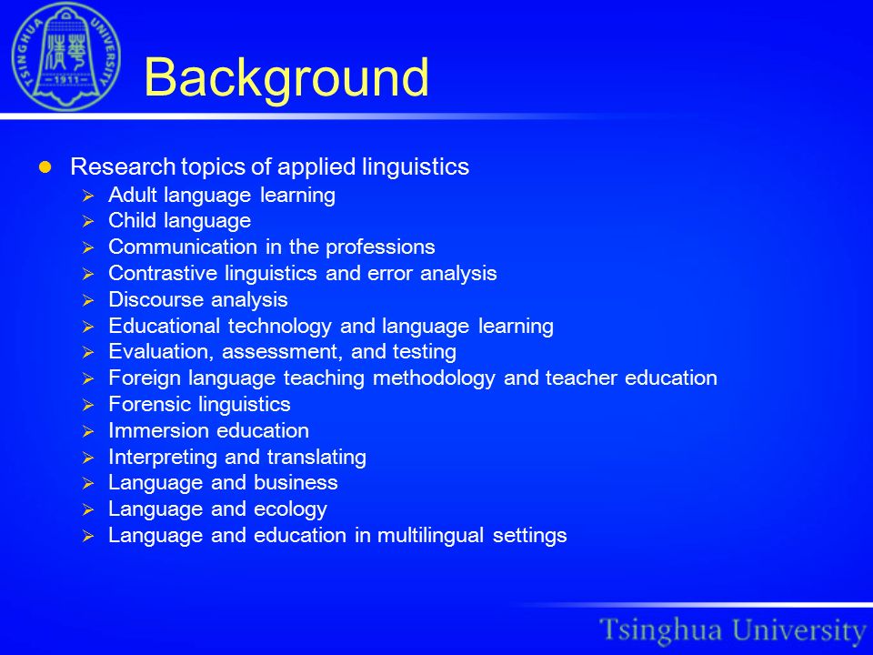 language research topics