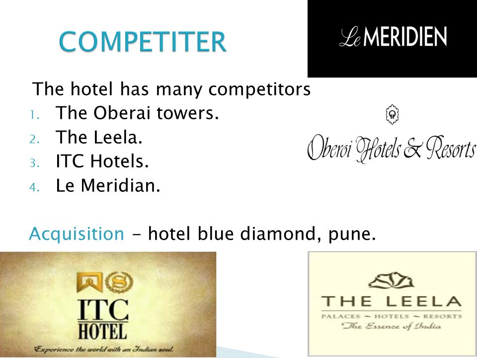 itc hotels competitors