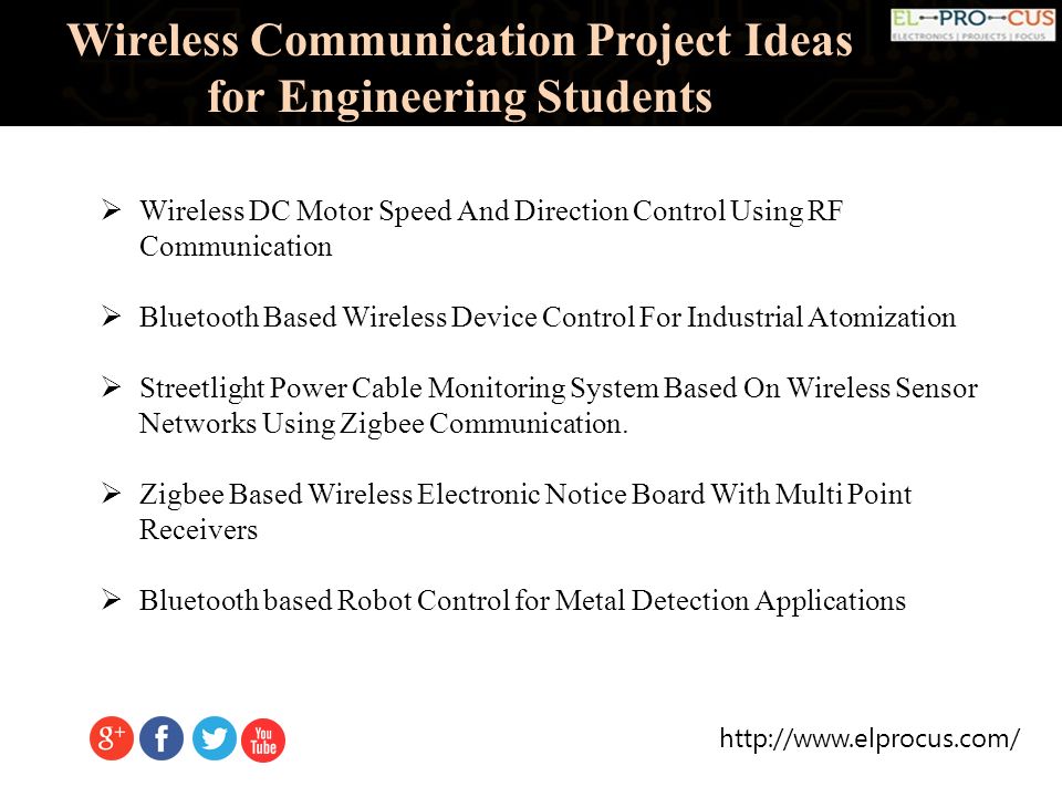 Wireless Communication Project Ideas for Engineering Students. - ppt  download