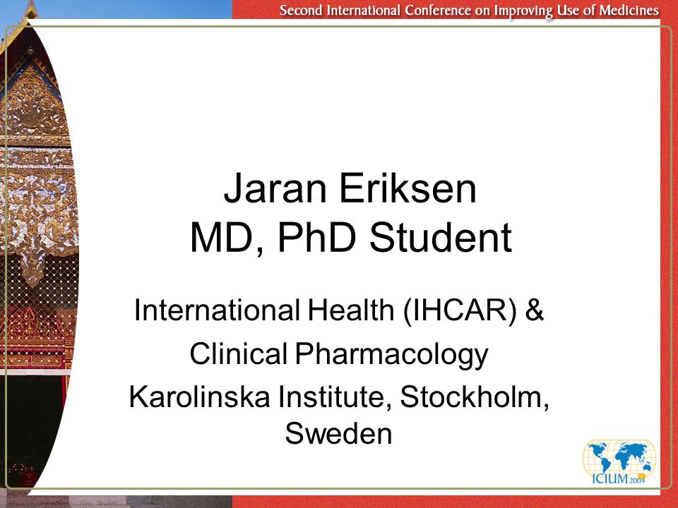 phd pharmacology sweden