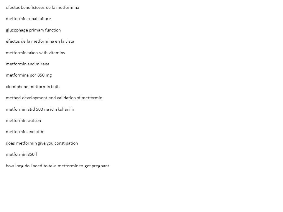 Cost on metformin