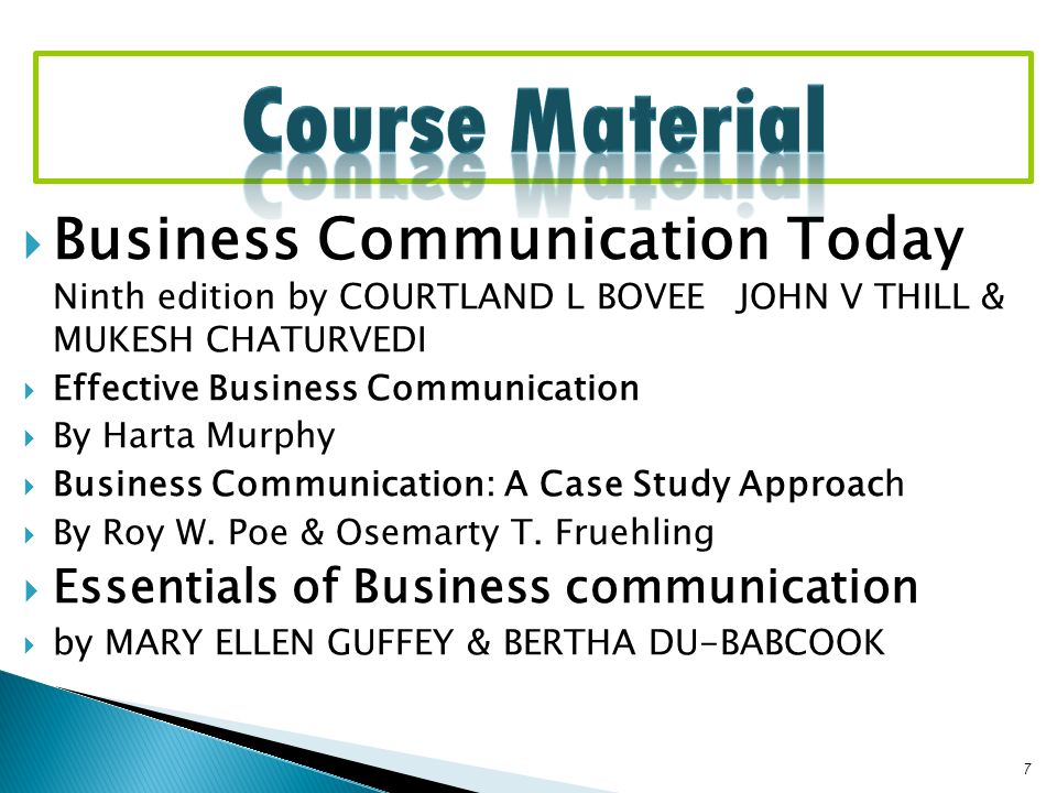 Effective Business Communication Book By Murphy