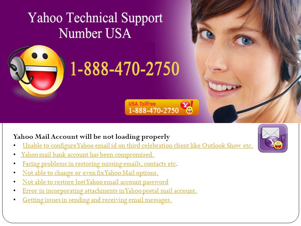 Yahoo Mail Account will be not loading properly Unable to configure Yahoo  id on third celebration client like Outlook Show etc.
