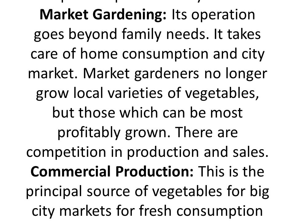 Definition Of Organic And Urban Farming The Term Organic Defines A