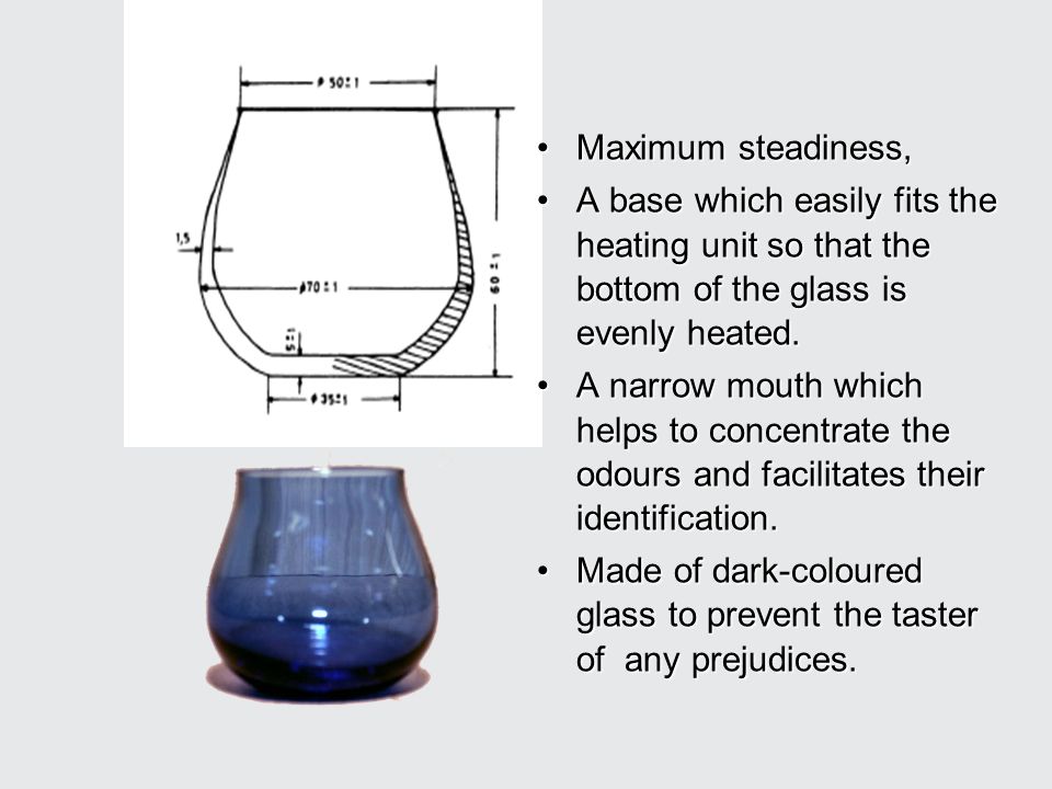 Maximum steadiness,Maximum steadiness, A base which easily fits the heating unit so that the bottom of the glass is evenly heated.A base which easily fits the heating unit so that the bottom of the glass is evenly heated.