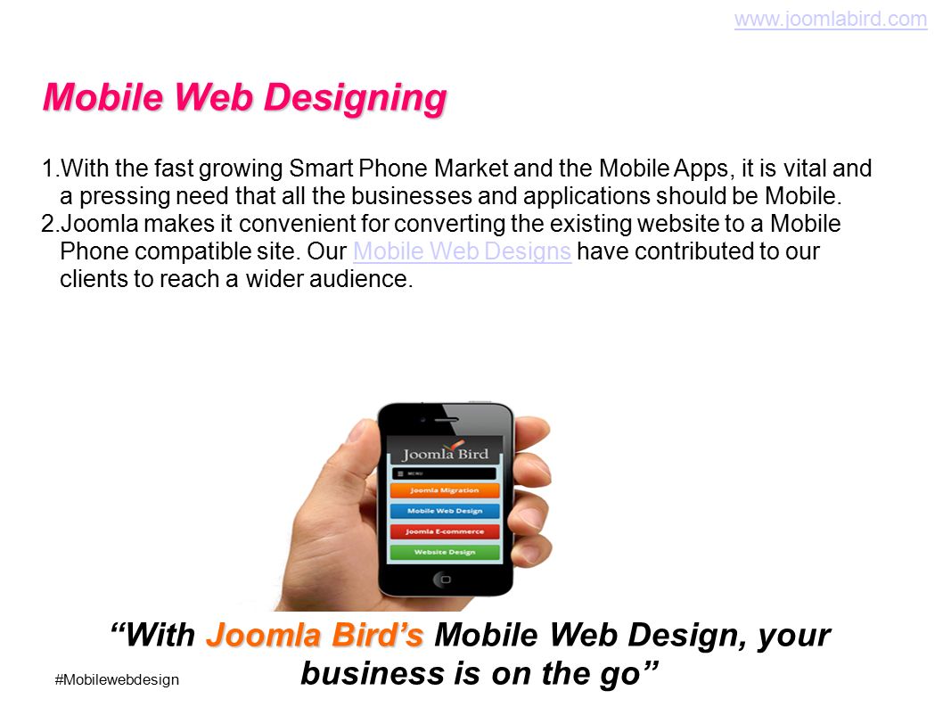 Mobile Web Designing 1.