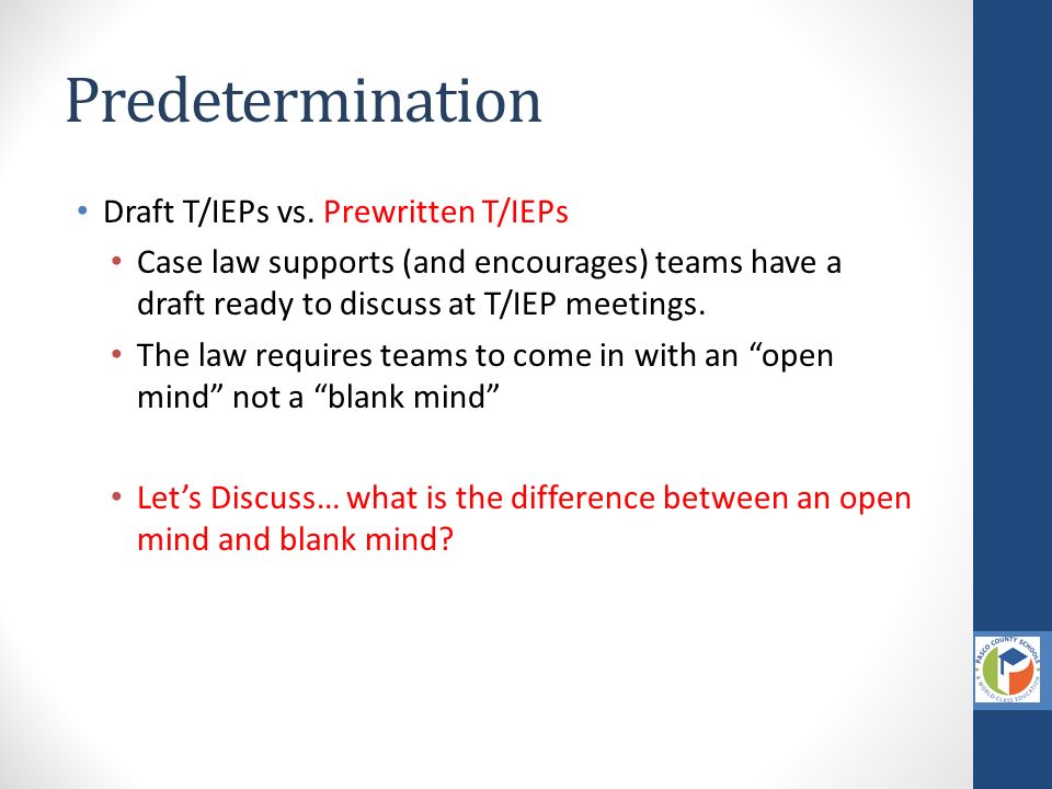Predetermination In Iep Meeting >> Facilitative Meeting Process Kendra Gerlits Jenna Sage Phd Predetermination In Iep Meeting >> Facilitative Meeting Process Kendra Gerlits Jenna Sage Phd