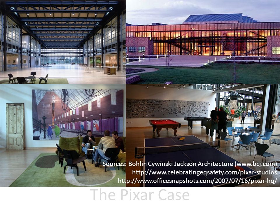 Inside the big house Sources: Bohlin Cywinski Jackson Architecture (