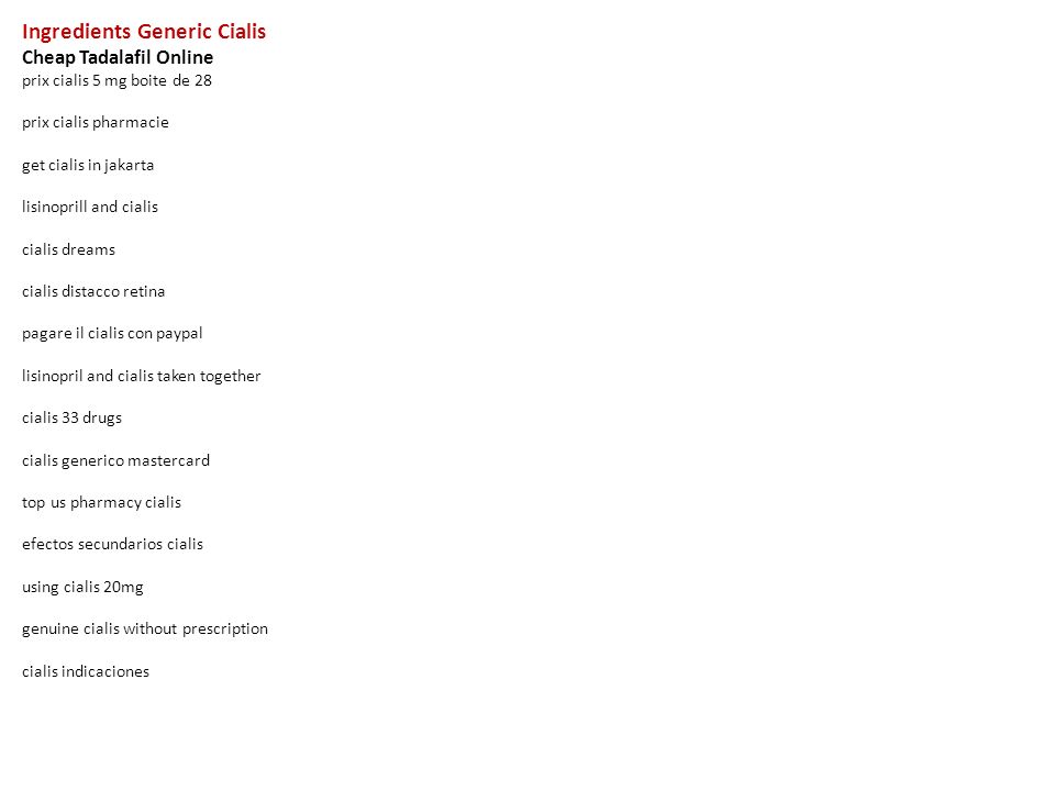 generic cialis 5mg online