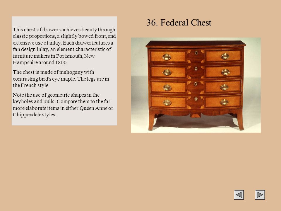 Styles Of American Furniture Copyright 2004 Learning Seed Ppt 37 This