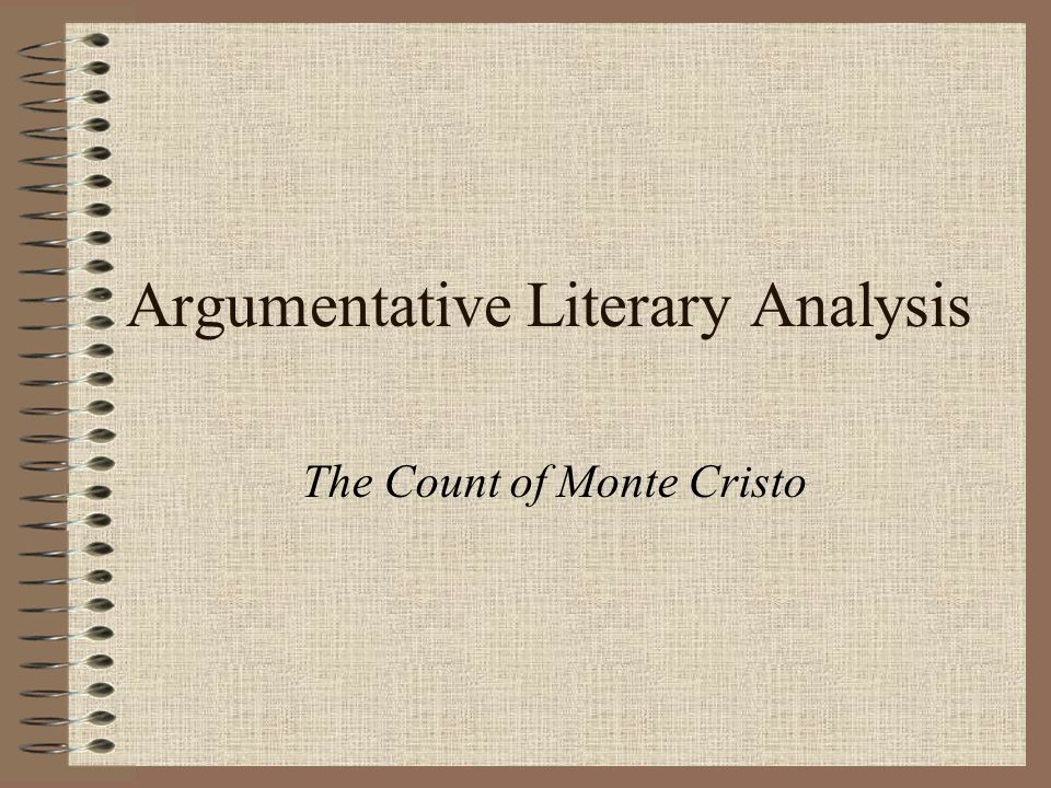 count of monte cristo thesis statement The count of monte cristo literary analysis essay