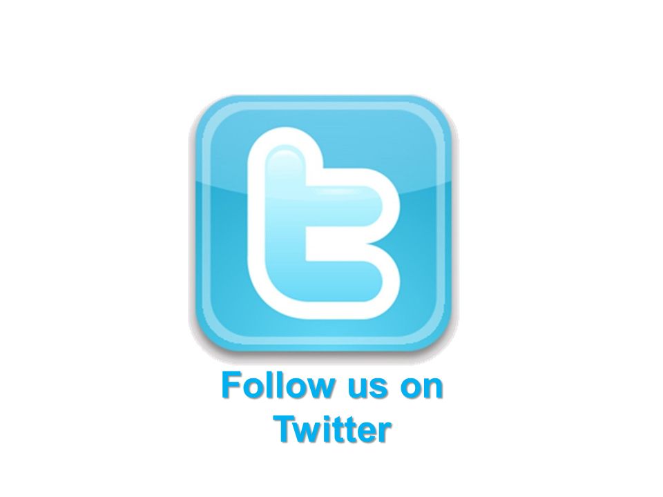 Follow us on Twitter