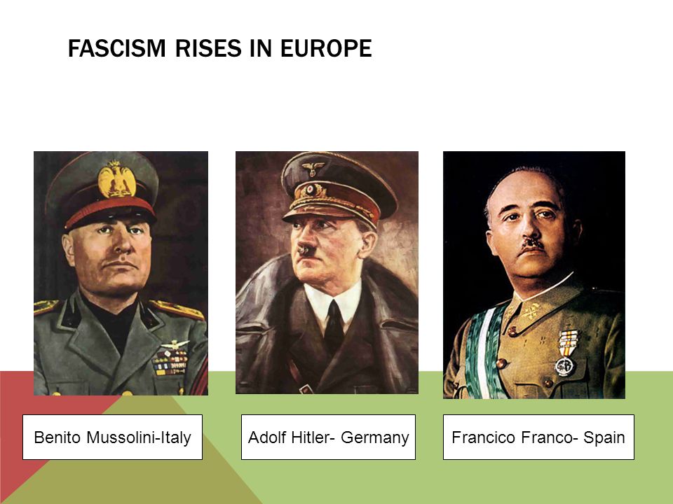 15-3 FASCISM RISES IN EUROPE HITLER. FASCISM RISES IN EUROPE Benito Mussolini-ItalyAdolf Hitler- GermanyFrancico Franco- Spain. - ppt download