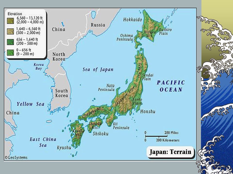 Section 1 Vocabulary Japan Japan – a chain of islands that stretches north  to south in the N. Pacific Ocean – has 3,000+ islands 4 largest Japanese. -  ppt download