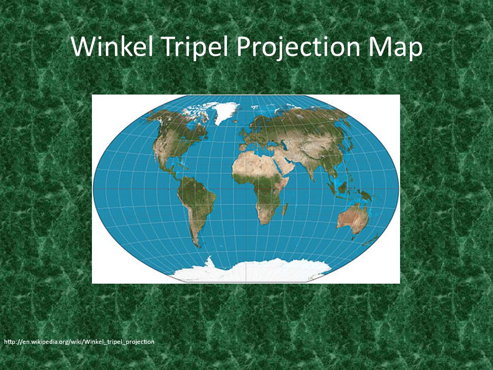Winkel tripel projection - Wikipedia