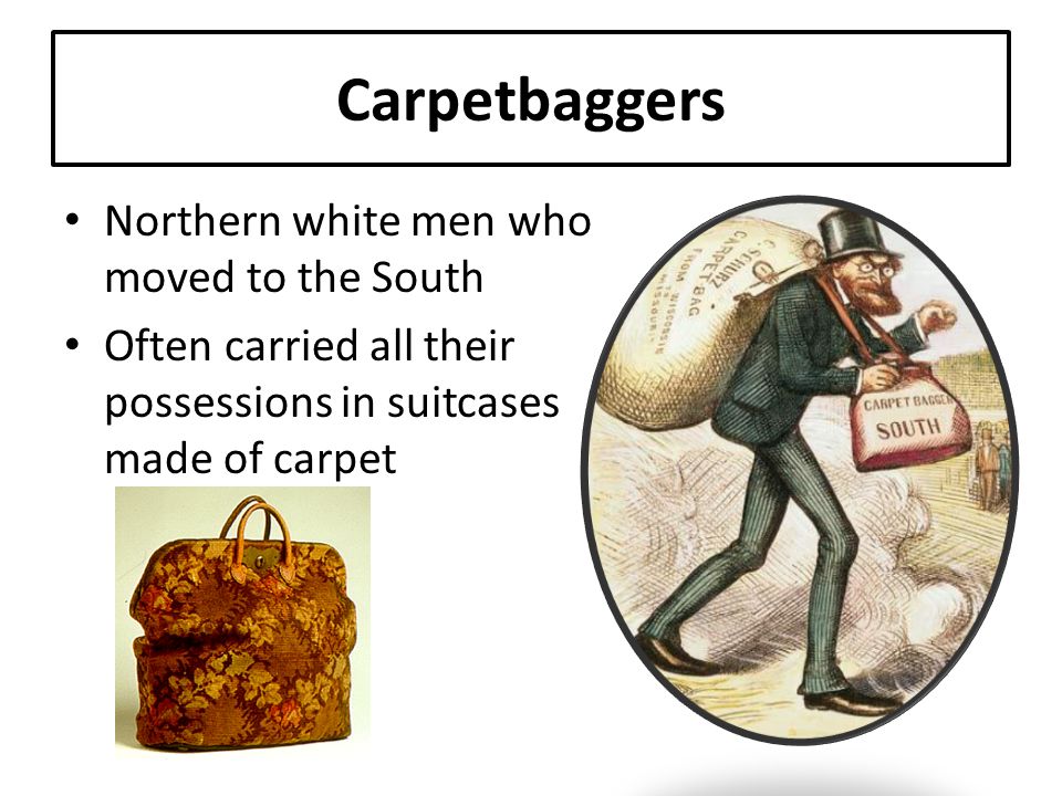 Résultat de recherche d'images pour "carpetbagger"