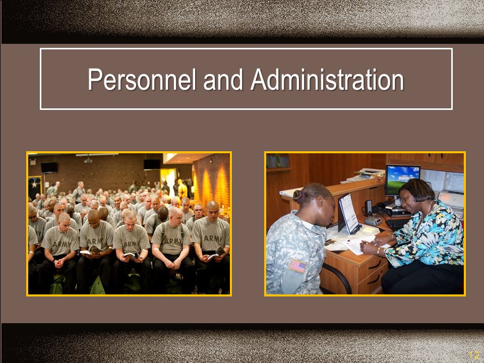 12 Personnel and Administration