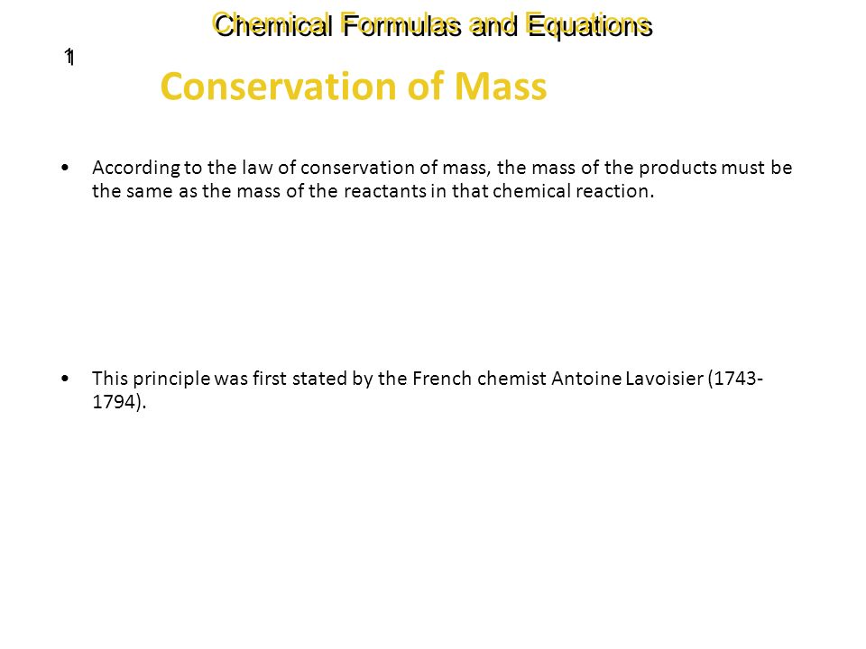 When you look at chemical formulas, notice the small numbers written to the right of the atoms.