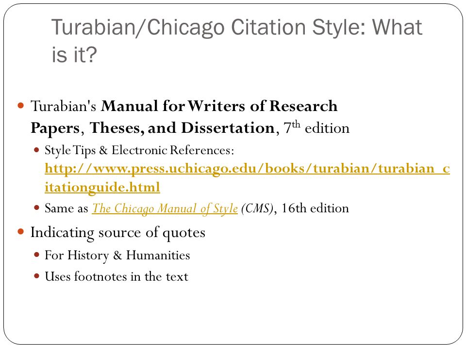 chicago manual style bibliography dissertation