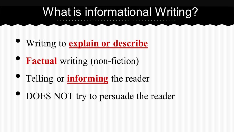 characteristics of essay writing