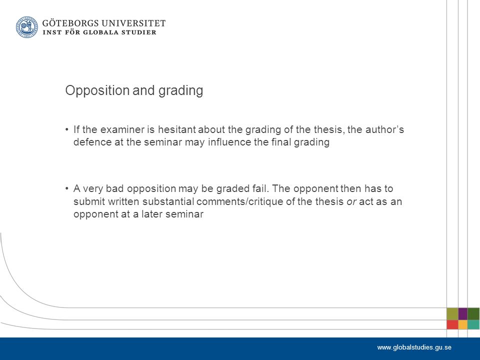 The role of the opponent/commentator The seminar structure The disposition  and content of the criticism The style of criticism. - ppt download