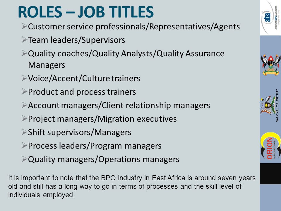 Roles and responsibilities of a manager in bpo