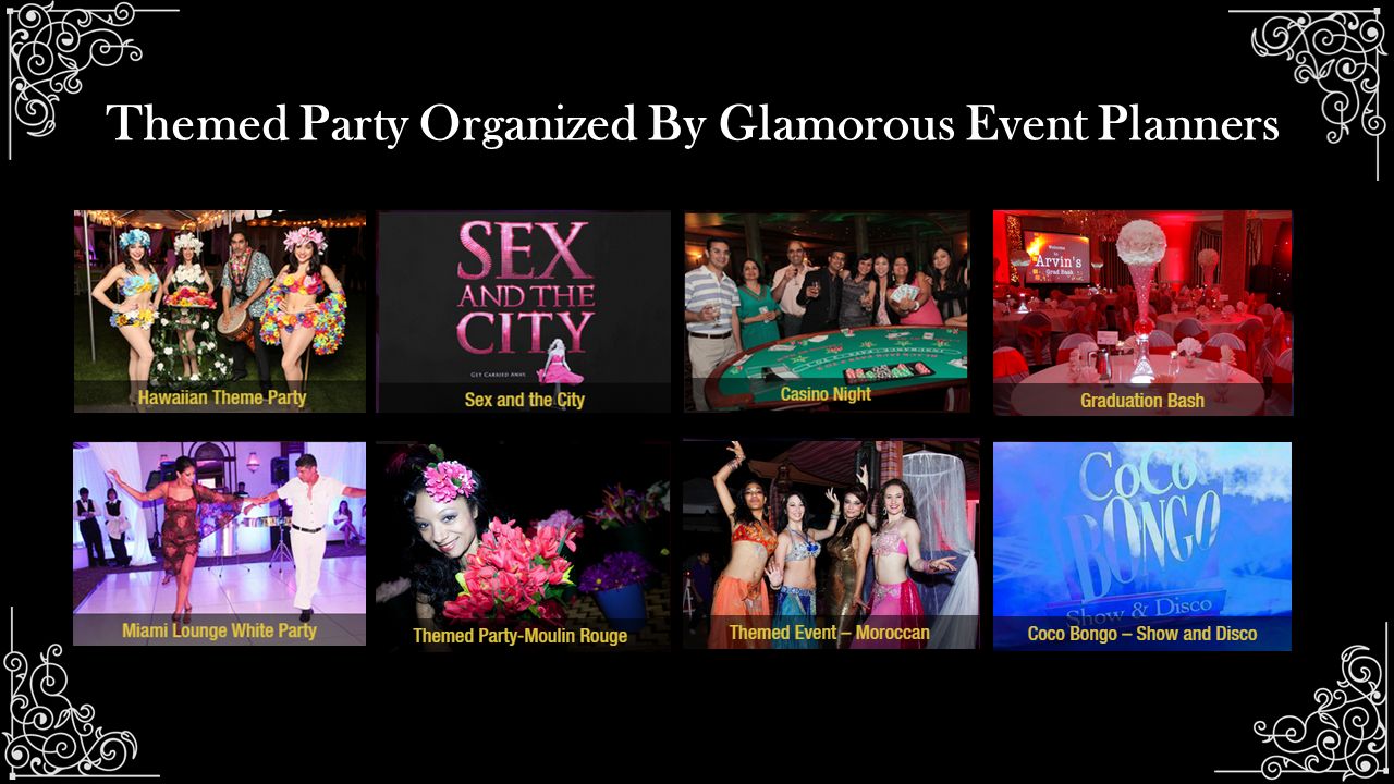 Themed Party Organized By Glamorous Event Planners