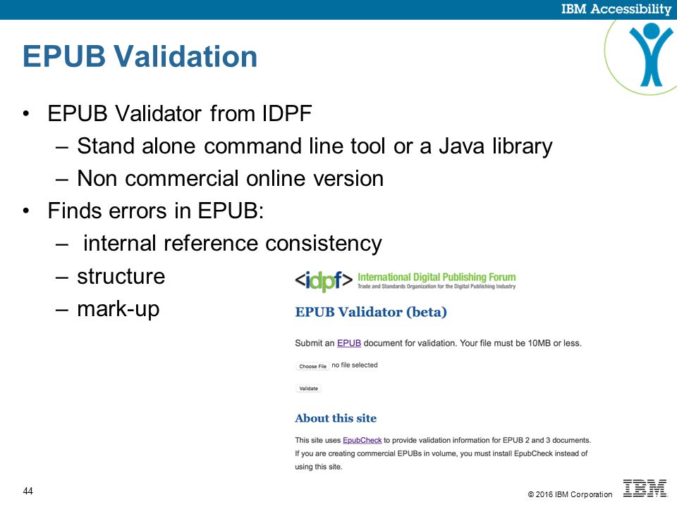 Epub Validator Tool