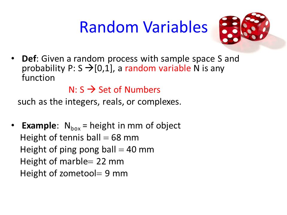 Process variables. Sample Space probability. Random processes. Lecture by Zimatkin ppt.