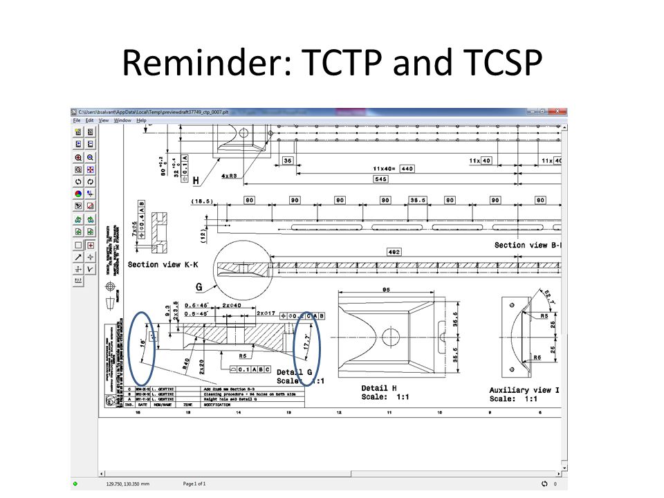 Reminder: TCTP and TCSP