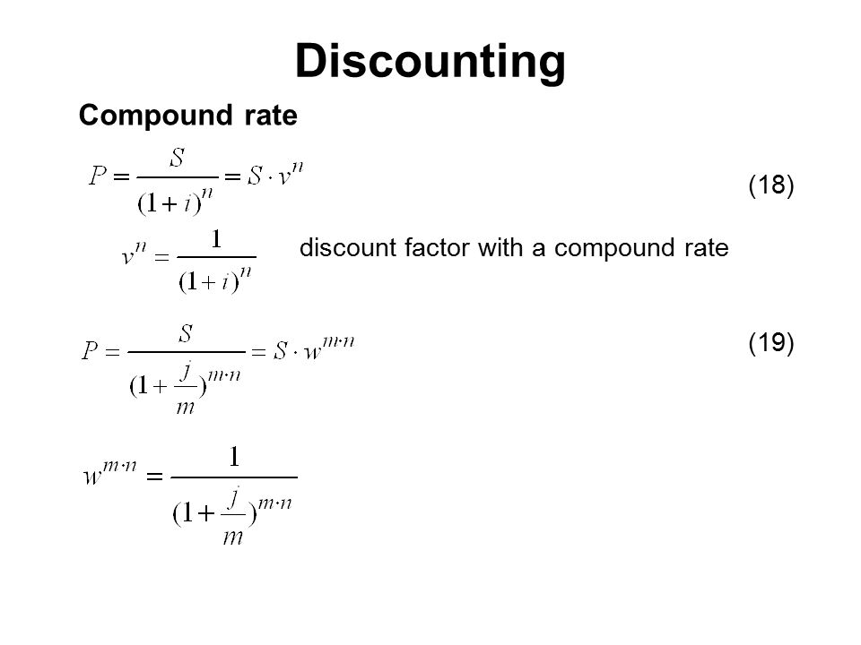 Topic 1. Accumulation and Discounting. Time Factor in Quantitative Analysis  of Financial Operations Key elements for financial modeling are time and  money. - ppt download