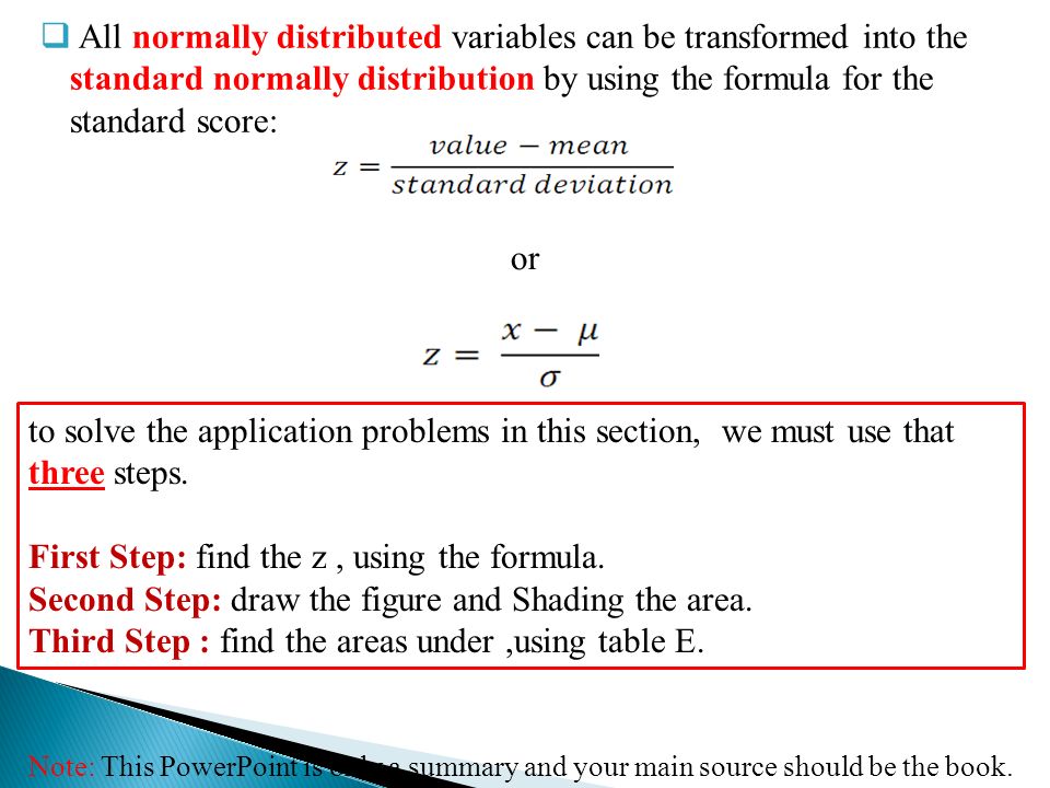 Note: This PowerPoint is only a summary and your main source should be the  book. Lecturer : FATEN AL-HUSSAIN The Normal Distribution. - ppt download