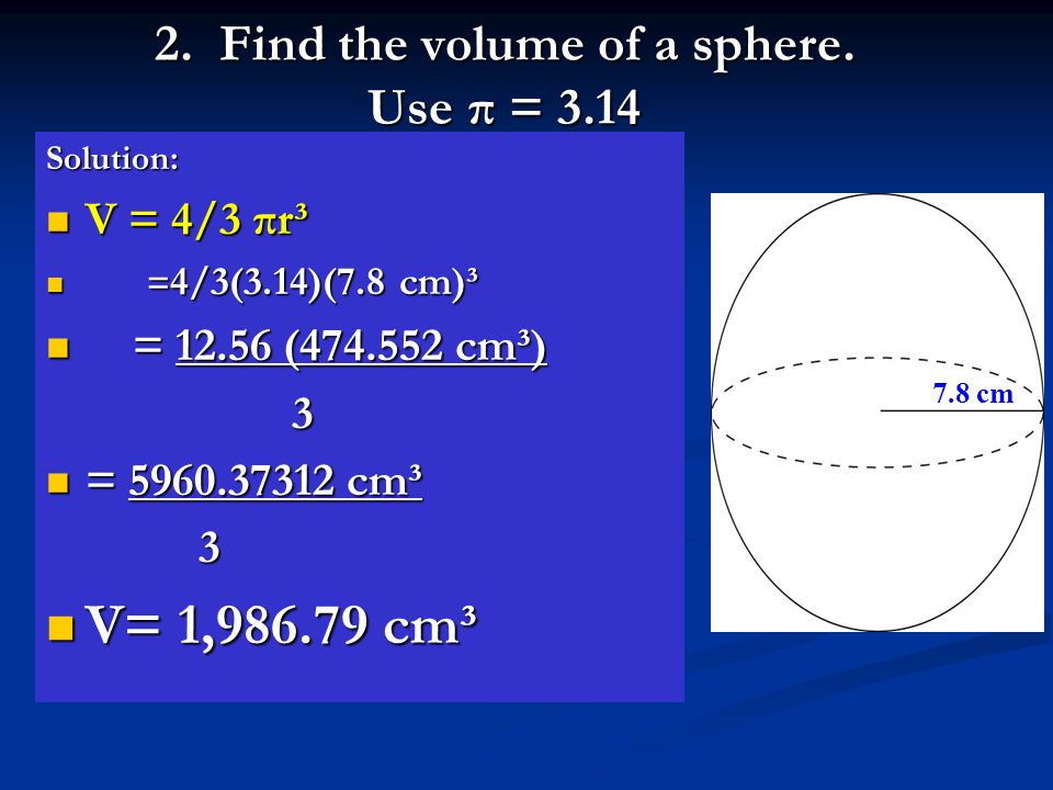 Volume Of Solids Definition Is The Amount Of Space Enclosed In A Solid Figure The Volume Of A Solid Is The Number Of Cubic Units Contained In The Ppt Download