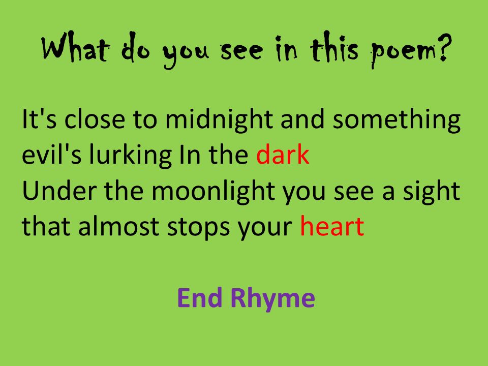 What Do You Think Of When You Hear The Word Poetry Or This Ppt Download