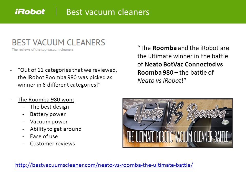 neato botvac vs roomba 980 best vacuum cleaners the roomba and the irobot are ultimate winner in battle of neato botvac connected vs 980 roomba test the power to change way you clean neato botvac vs roomba 980 best vacuum cleaners the roomba and the irobot are ultimate winner in battle of neato botvac connected vs 980 roomba test the power to change way you clean