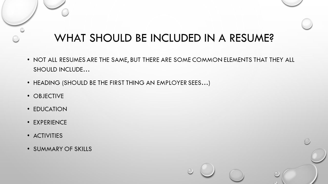 creating the effective resume what is a resume a resume is a one